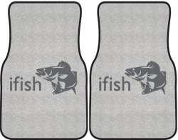ifish Walleye 2 Silhouette Car Mats