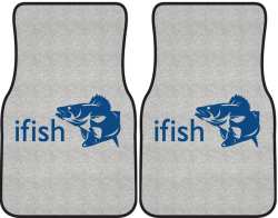ifish Walleye 2 Silhouette Car Mats