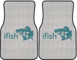 ifish Walleye 2 Silhouette Car Mats