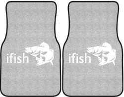 ifish Walleye 2 Silhouette Car Mats