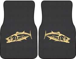 Mackerel Silhouette Car Mats