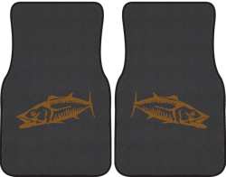 Mackerel Silhouette Car Mats