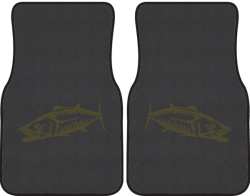 Mackerel Silhouette Car Mats