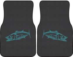 Mackerel Silhouette Car Mats