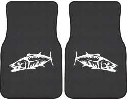 Mackerel Silhouette Car Mats