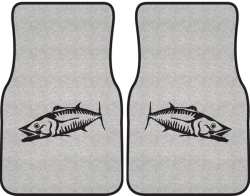 Mackerel Silhouette Car Mats