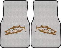 Mackerel Silhouette Car Mats