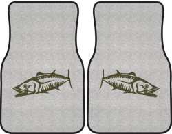 Mackerel Silhouette Car Mats