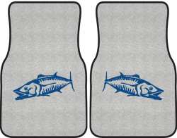 Mackerel Silhouette Car Mats