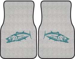 Mackerel Silhouette Car Mats