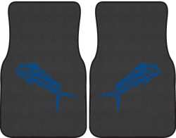 Mahi Mahi Silhouette Car Mats