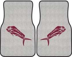 Mahi Mahi Silhouette Car Mats