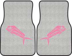 Mahi Mahi Silhouette Car Mats