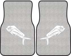 Mahi Mahi Silhouette Car Mats