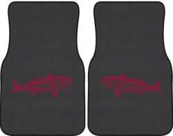 Redfish Silhouette Car Mats