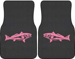 Redfish Silhouette Car Mats
