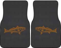 Redfish Silhouette Car Mats