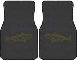 Redfish Silhouette Car Mats