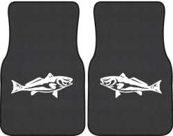 Redfish Silhouette Car Mats