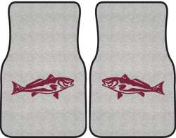 Redfish Silhouette Car Mats