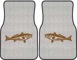 Redfish Silhouette Car Mats