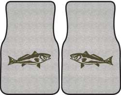 Redfish Silhouette Car Mats