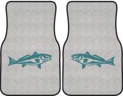 Redfish Silhouette Car Mats