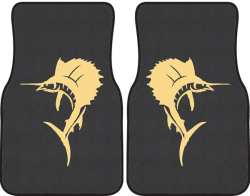 Sailfish Silhouette Car Mats