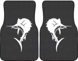 Sailfish Silhouette Car Mats