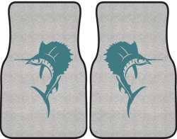Sailfish Silhouette Car Mats