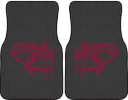 Yellowfin Tuna Silhouette Car Mats