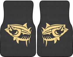 Yellowfin Tuna Silhouette Car Mats