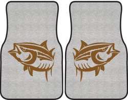 Yellowfin Tuna Silhouette Car Mats