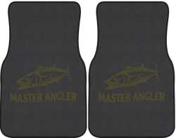 Master Angler Mackerel Silhouette Car Mats