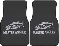 Master Angler Mackerel Silhouette Car Mats