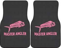 Master Angler Mahi Mahi Silhouette Car Mats