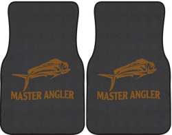 Master Angler Mahi Mahi Silhouette Car Mats