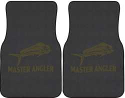 Master Angler Mahi Mahi Silhouette Car Mats