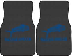 Master Angler Mahi Mahi Silhouette Car Mats