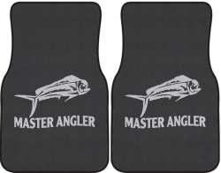 Master Angler Mahi Mahi Silhouette Car Mats