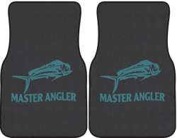 Master Angler Mahi Mahi Silhouette Car Mats