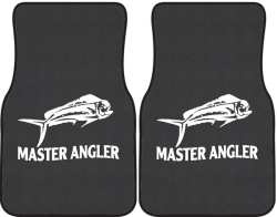 Master Angler Mahi Mahi Silhouette Car Mats