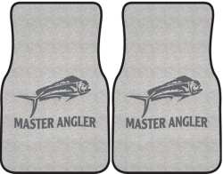 Master Angler Mahi Mahi Silhouette Car Mats