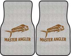 Master Angler Mahi Mahi Silhouette Car Mats