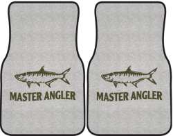 Master Angler Tarpon Silhouette Car Mats