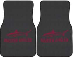Master Angler Reef Shark Silhouette Car Mats