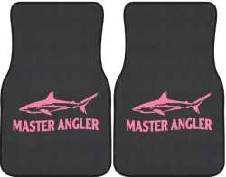 Master Angler Reef Shark Silhouette Car Mats