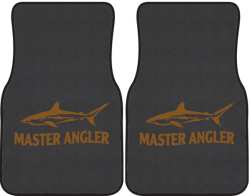 Master Angler Reef Shark Silhouette Car Mats