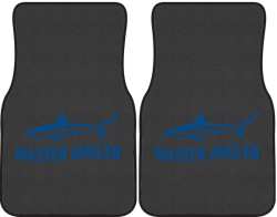 Master Angler Reef Shark Silhouette Car Mats