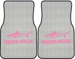 Master Angler Reef Shark Silhouette Car Mats